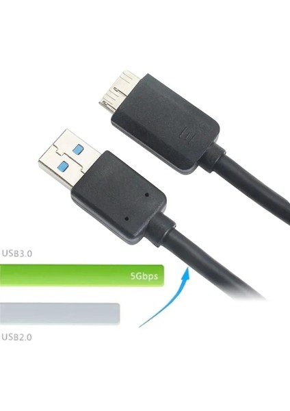 Sıcak Mikro Usb3.0 Veri Senkronizasyon Şarj Kablosu 45CM USB 3.0 Hd Pc Için Microusb Kablosu USB Mobil Sabit Disk Bağlantı Hattı (Yurt Dışından) fiyatları