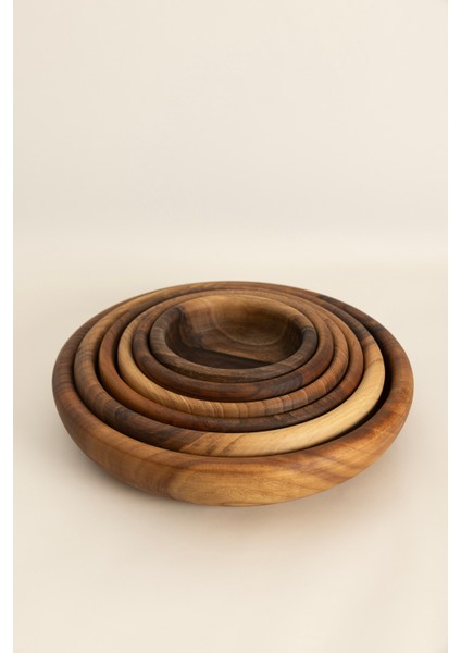 Walnut 6lı El Yapımı Doğal Ceviz Kase Takımı 1293 fiyatları
