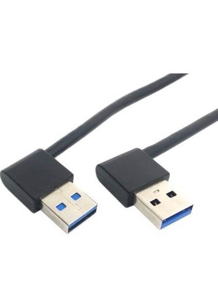 Chenyang USB 3.0 Tip A Erkek 90 Derece Sol Açılı - Sağ Açılı Uzatma Kablosu 50CM (Yurt Dışından) fiyatları