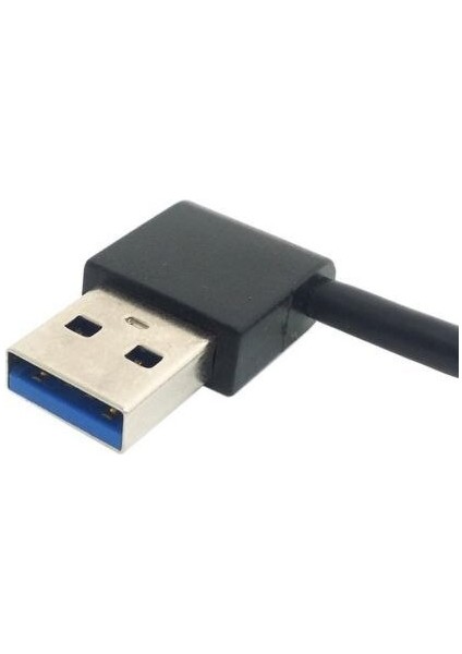 Chenyang USB 3.0 Tip A Erkek 90 Derece Sol Açılı - Sağ Açılı Uzatma Kablosu 50CM (Yurt Dışından) fırsatları
