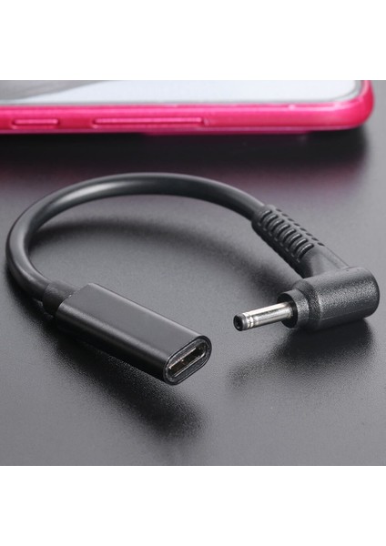 Dizüstü Bilgisayar Için Pd USB C Dişi - Sağ Açı Dc Konnektör Adaptörü (3.0x1.1mm) (Yurt Dışından)