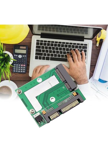 Mini Pcı-E Msata 1.8 Ssd'den 2.5 Ide Inç HDD Sabit Disk Kartı Dizüstü Bilgisayar Modülü 3.3V Sata Dönüştürücü Express Adaptörü Pcı Pc (Yurt Dışından)