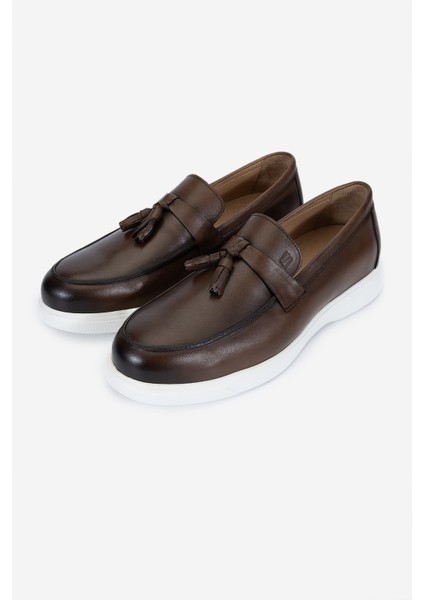 Tamer Tanca Erkek Deri Loafer Ayakkabı 698 1113-3 Erk Ayk Y24 Cevız Alkl fiyatları