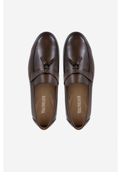 Tamer Tanca Erkek Deri Loafer Ayakkabı 698 1113-3 Erk Ayk Y24 Cevız Alkl indirimleri