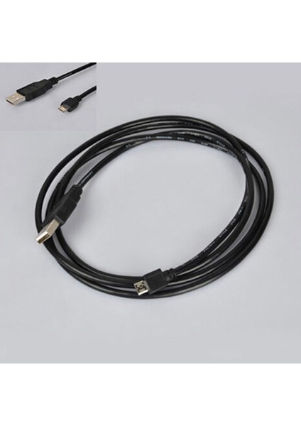 Playstation 4 Ps4 Denetleyicisi Için Siyah Mikro USB Şarj Veri Kablosu Kablosu (Yurt Dışından) indirimleri