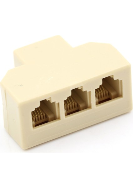 1pc RJ11 Ayırıcı 3 Yollu Adaptör 1 M - 3 F Rj-11 6P4C Telefon Jakı Ayırıcı (Yurt Dışından)