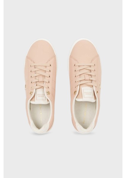 Deri Sneaker Ayakkabı Kadın Ayakkabı FW0FW07999 Try fırsatları