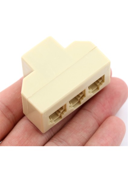 1pc RJ11 Ayırıcı 3 Yollu Adaptör 1 M - 3 F Rj-11 6P4C Telefon Jakı Ayırıcı (Yurt Dışından)
