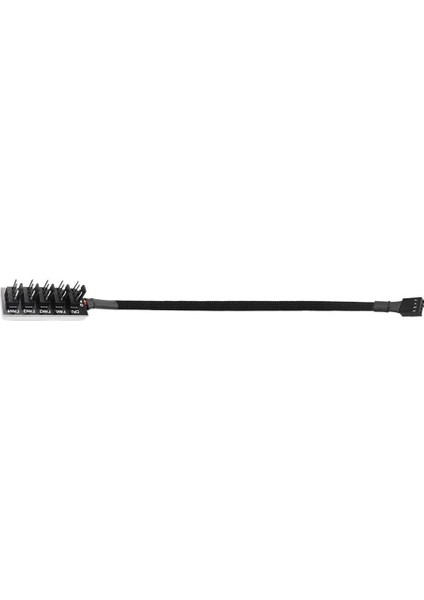 Pc Kasa Fanı Hub Kollu Güç Kablosu Hub Splitter Uzatma Kablosu Splitter Adaptör Denetleyici 1 Ila 5 Yollu 4-Pin Pwm Cpu Soğutucu Fan (Yurt Dışından)