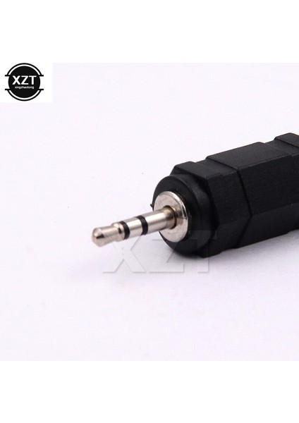 Yenı Sıcak Satış Altın 2.5 mm Erkek 3.5 mm Kadın Ses Stereo Adaptör Fişi Dönüştürücü Konnektör Kulaklık Jakı 1 Adet (Yurt Dışından)