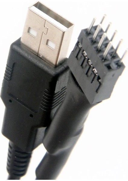 9pin Erkek Harici USB A Erkek Pc Anakart Dahili Veri Uzatma Kablosu Bilgisayar Dahili Aksesuarları Donanım Parçaları (Yurt Dışından) fırsatları