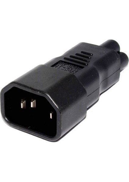 Iec 320 Adaptör C14 - C5 Iec Güç Adaptörü Iec Konektörü 3 Kutuplu Soket C14 - Yonca Yaprağı Fişi Micky C5 Düz Dönüştürücü (Yurt Dışından) fiyatları