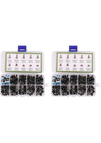 10 Çeşit Değerler 180 Adet Dokunsal Basmalı Düğme Anahtarı Mikro Tetikleyici (Yurt Dışından) modelleri