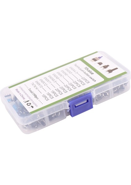 10 Çeşit Değerler 180 Adet Dokunsal Basmalı Düğme Anahtarı Mikro Tetikleyici (Yurt Dışından) indirimleri