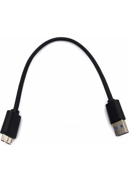Usb3.0 Erkek USB 3.0 Mikro B Kablo Konektörü Harici Sabit Disk Disk HDD Dönüştürücü Adaptör Kablosu 30 cm (Yurt Dışından)