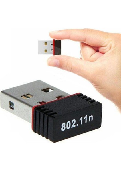 Pc Wifi Adaptörü 150 M USB Wifi Adaptörü Anten 150 Mbps Kablosuz Ağ Kartı Harici USB Ethernet Adaptörü Masaüstü Dizüstü Bilgisayar (Yurt Dışından)