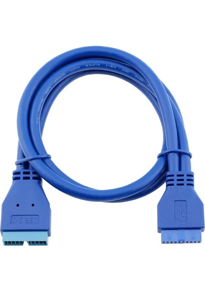 Fabrika Usb3.0 20PIN Veri Kablosu Anakart Transfer Şasisi Ön ve Arka Panel Kablosu 0.5 Metre (Yurt Dışından) fırsatları