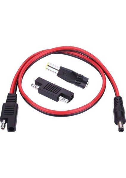 Sae Fişi Dc 5.5mm x 2.1mm Erkek Kablolar, Sae Polarite Ters ve Otomotiv Rv Güneş Paneli Için Dc 8mm Adaptör 14AWG 2ft (Yurt Dışından) fiyatları
