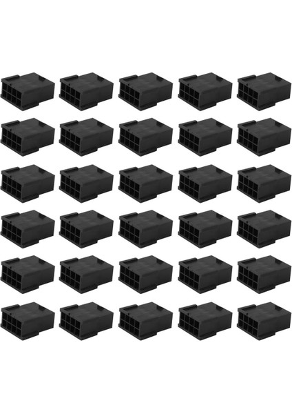 30 Adet Pcı-E 8p Dişi Pcıe Güç Konektörü Pc Bilgisayar Için Atx Grafik Kartı Gpu Plastik Kabuk Konut, Siyah (Yurt Dışından)