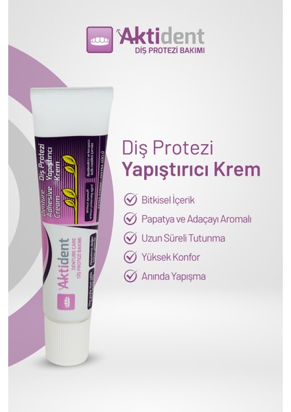 Diş Protezi Yapıştırıcı Krem 40 gr