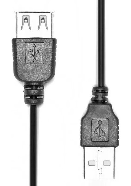 USB 2.0 Erkek - Dişi Konnektör Uzatma Kablosu Adaptörü Süper Hızlı Kablo Siyah 60CM (Yurt Dışından) modelleri