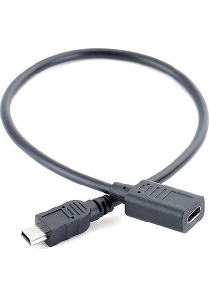 Mini USB 2.0 Erkek USB 3.1 Tip-C Dişi Veri Şarj Bağlantısı Miniusb 5p Android Cep Tablet Telefon Güç Kablosu (Yurt Dışından)