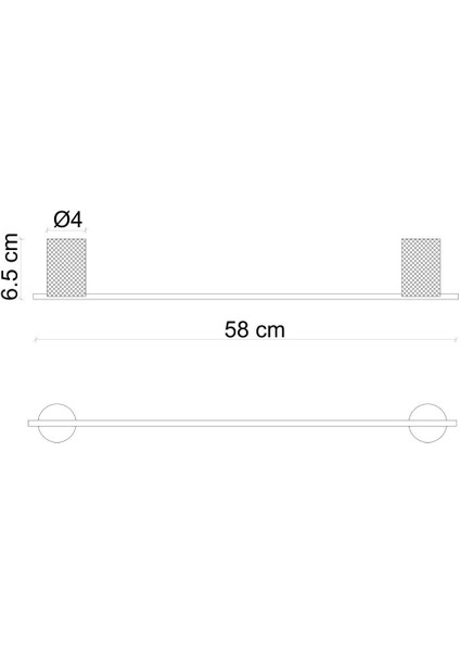 Fn-70108 Krom & Siyah Havluluk fiyatları