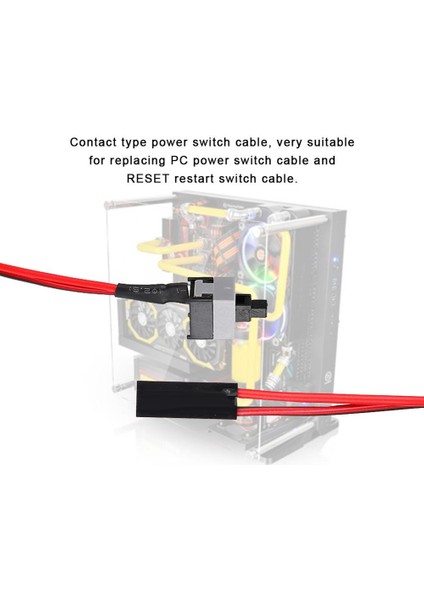 2pin Pc Yeniden Başlatılıyor Atx Bilgisayar Kasası Güç Düğmesi Anakart Jumper Anahtarı (Yurt Dışından) indirimleri