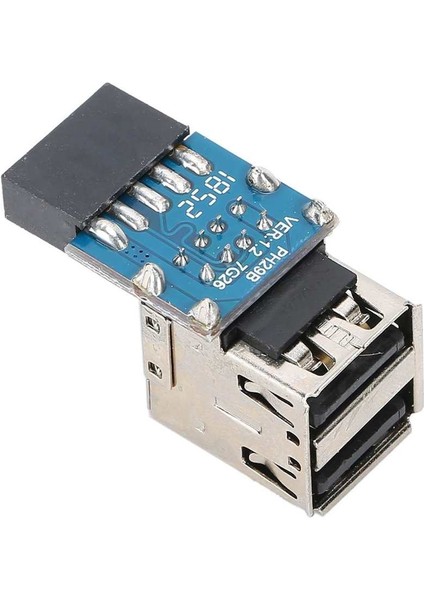 9pın - 2 Bağlantı Noktalı Usb2.0 Genişletilmiş Genişletme Bağlantı Noktası Adaptörü Bilgisayar Ekipman Aksesuarları (Yurt Dışından) fırsatları