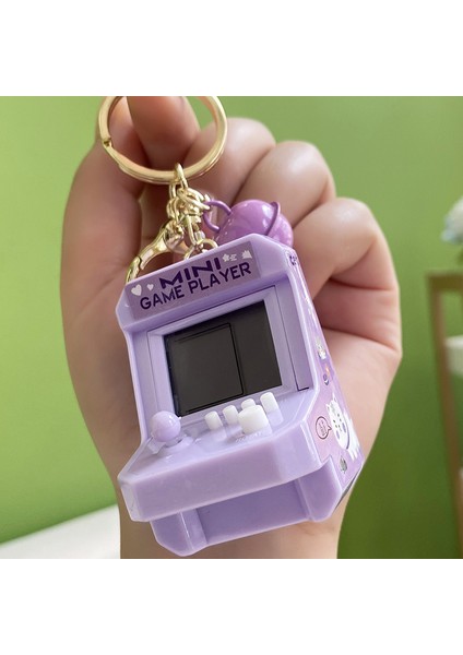 Mini Tetris Oyun Konsolu Araba Anahtarlık Çanta Dekorasyonu (Yurt Dışından)