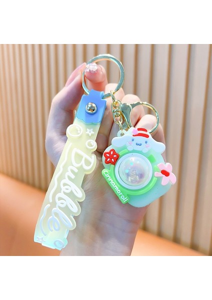 Tarçınlı Köpek Flaşlı Kamera Anahtarlığı (Yurt Dışından)