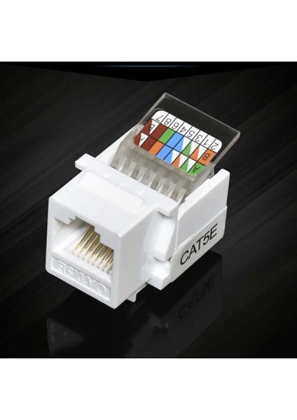 5 Adet Aletsiz CAT5E Utp Ağ Modülü RJ45 Konektörü Bilgi Soketi Bilgisayar Çıkış Kablosu Adaptör Jakı Amp Içın (Yurt Dışından) fiyatları