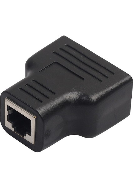 Ağ Tee Kafa RJ45 Dişi Dişi Adaptör RJ45 Splitter Adaptörü 1 Ila 2 Çift Dişi Bağlantı Noktası Cat 5/cat 6 Lan Ethernet Soketi (Yurt Dışından) modelleri