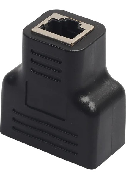 Ağ Tee Kafa RJ45 Dişi Dişi Adaptör RJ45 Splitter Adaptörü 1 Ila 2 Çift Dişi Bağlantı Noktası Cat 5/cat 6 Lan Ethernet Soketi (Yurt Dışından) fırsatları