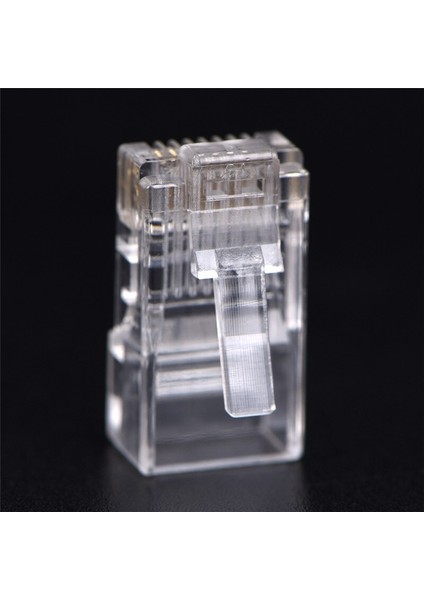 Yeni 50 Adet Iyi Satış RJ45 Cat5 Kristal Ağ Modüler Konnektör Fişi 8P8C Bilgisayarlar Için (Yurt Dışından) modelleri