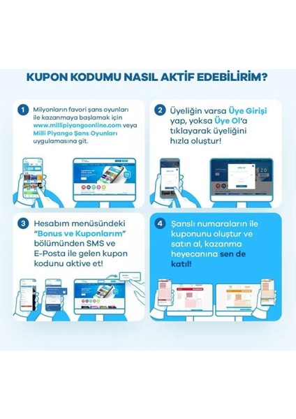 Milli Piyango Online 100 TL Kupon Kodu