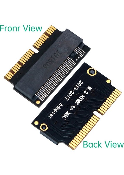 Macbook SSD Adaptörü M.2 Nvme Pcı-E M2 Ngff SSD Dönüştürücü Kart Apple Macbook 2013 2014 2015 2016 2017 A1465 A1466 A1502 A1398 (Yurt Dışından)