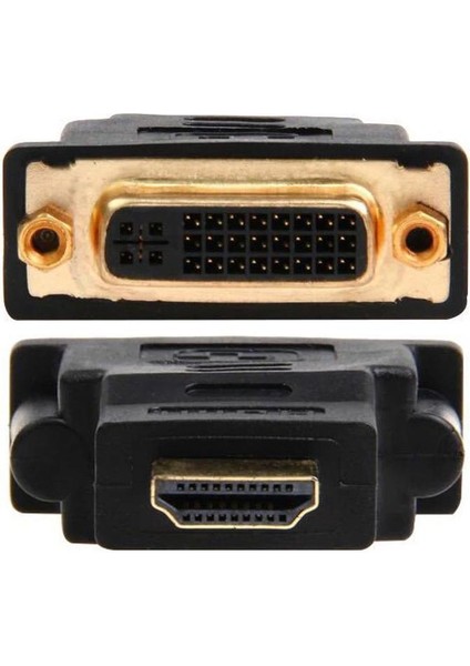 DVI Erkek - HDMI Uyumlu Dişi Adaptör Pc Dizüstü Tv Için DVI (24 + 5) - HDMI Uyumlu Konnektör (Yurt Dışından)