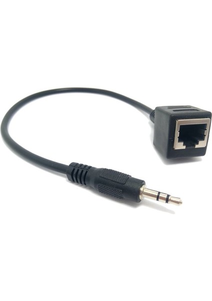 Ağ RJ45 Dişi Dc3.5mm Erkek Jack Dc 3.5 Erkek RJ45 Dişi Kablo Adaptörü Dokunmatik Ekran Cihazı Ktv 0.3 M/30 cm (Yurt Dışından) fiyatları