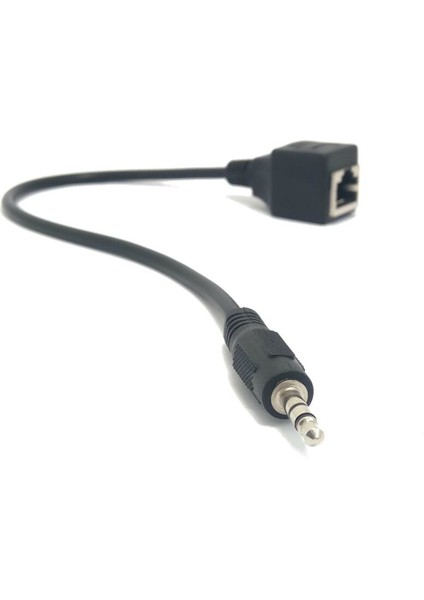 Ağ RJ45 Dişi Dc3.5mm Erkek Jack Dc 3.5 Erkek RJ45 Dişi Kablo Adaptörü Dokunmatik Ekran Cihazı Ktv 0.3 M/30 cm (Yurt Dışından) fırsatları
