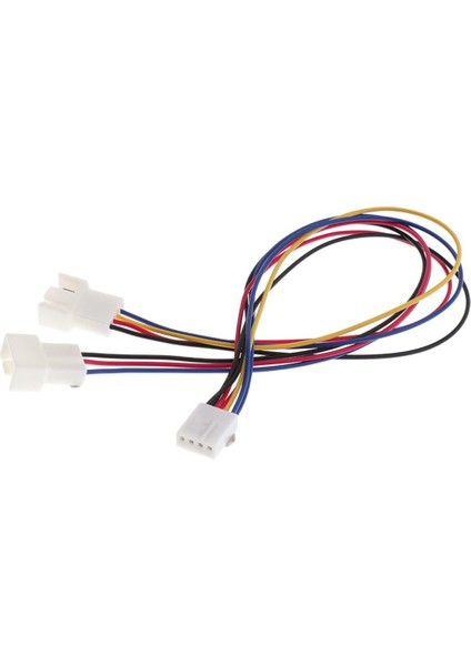 Kasa Fanı Ayırıcı Kablo, 3/4pin Uzatma Kabloları Güç Dönüştürücü Adaptörler (1'li Paket) (Yurt Dışından)