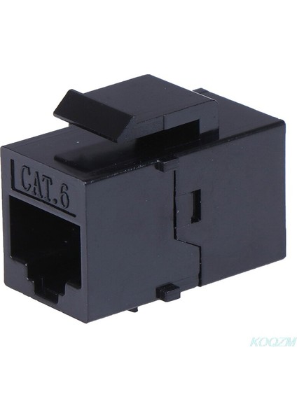 Cat6 Düz Ağ Modülü RJ45 Konnektör Bilgi Soketi Bilgisayar Bağlayıcı Kablo Adaptörü Ethernet Keystone Jakı (Yurt Dışından)