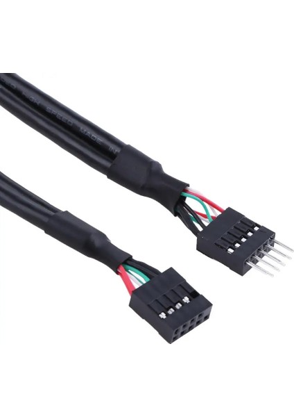 50 cm USB 2.0 9 Pin Erkek - 9 Pin Dişi Adaptör Uzatma Kablosu Kablosu Tel (Yurt Dışından)