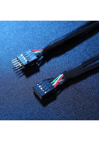 50 cm USB 2.0 9 Pin Erkek - 9 Pin Dişi Adaptör Uzatma Kablosu Kablosu Tel (Yurt Dışından)