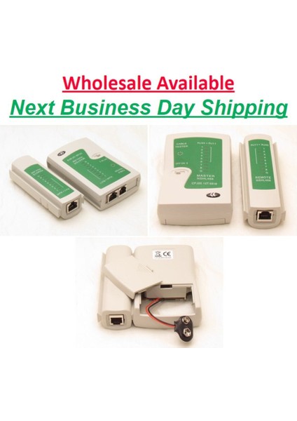 Ağ Lan Kablo Test Cihazı Testi RJ45 Rj-11 Cat5 Utp Ethernet Aracı Cat5 6 E RJ11 8p Taşınabilir Ağ Kablosu Test Cihazı (Yurt Dışından)