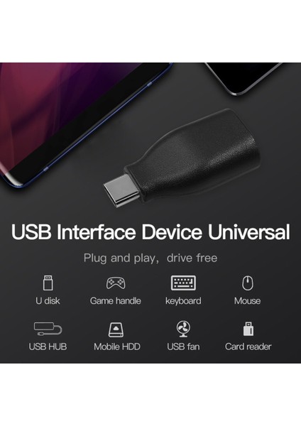 USB 3.1 Tip C Otg Adaptör USB C Erkek USB 3.0 Tip A Dişi Adaptör Dönüştürücü Dizüstü Telefon Tablet Için (Yurt Dışından) modelleri
