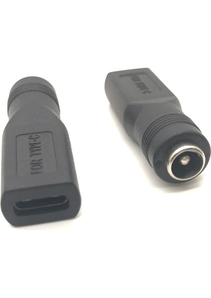 5V Dc 5.5*2.1mm Güç Jakı USB 3.1 Tip C Usb-C Tip-C Dişi 5.5mm * 2.1mm Mikro USB Dişi Dc Güç Konektörü Adaptörü (Yurt Dışından)