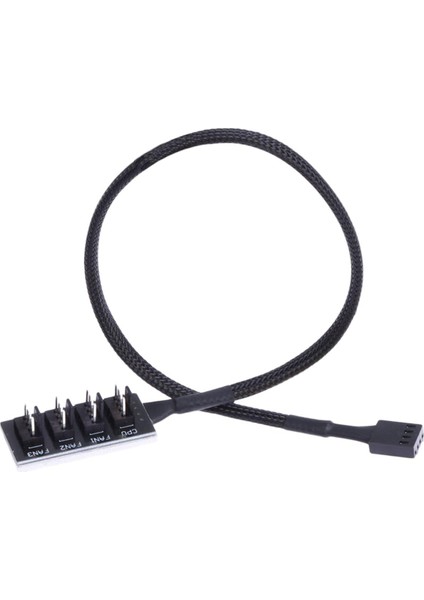 Etmakit Ana Bilgisayar Kasası Pc Soğutucu Fan Güç Kablosu 1 Kadın 4 Erkek 4pin Soket Fan Hub Splitter Kablosu 3pin & 4pin Pwm Soğutma Fanı (Yurt Dışından)