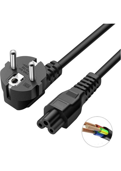 1.5 M Ab Evrensel Dizüstü 3-Pin Şarj Fişi Güç Adaptör Kablosu Hp Kablosu Dell Toshiba Sony Asus Lenovo Samsung Dizüstü Bilgisayar (Yurt Dışından) fiyatları