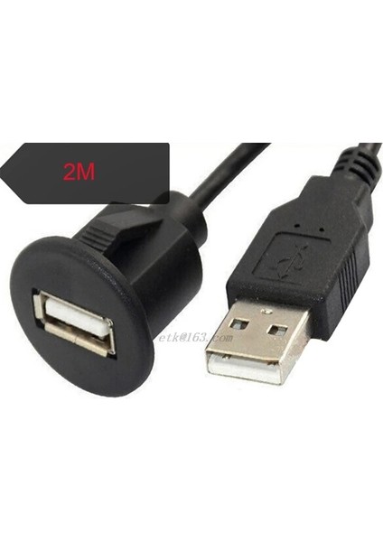 2 M Pc Araba Dash Kurulu Montaj USB 2.0 Erkek - Dişi Soket Uzatma Paneli Kablosu (Yurt Dışından) fiyatları